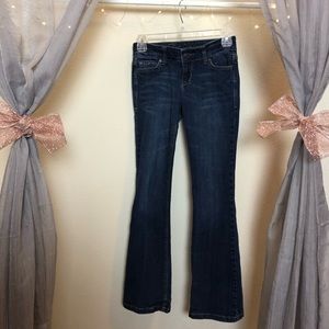 Delia’s Bailey flair jeans dark blue size 0P
